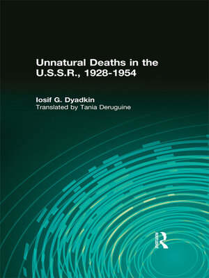 cover image of Unnatural Deaths in the U.S.S.R.